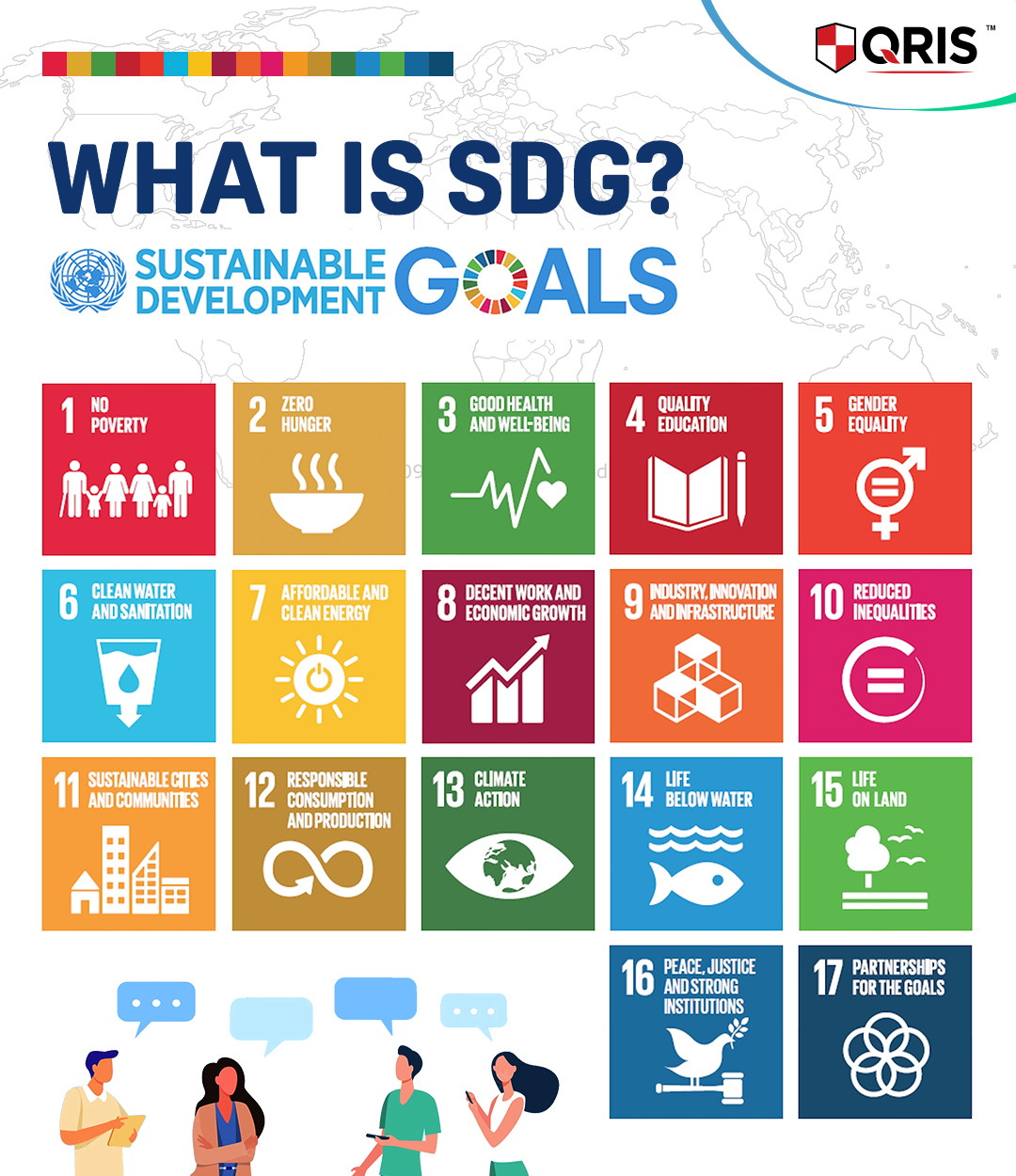 QRIS sustainable development goals overview graphic